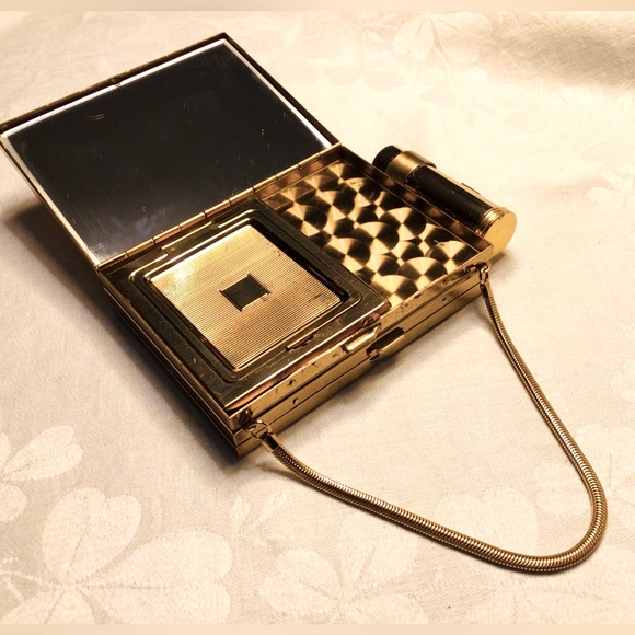HP 5/4 🎉 Vintage 50’s Minaudière Compact Purse - Picture 12 of 15